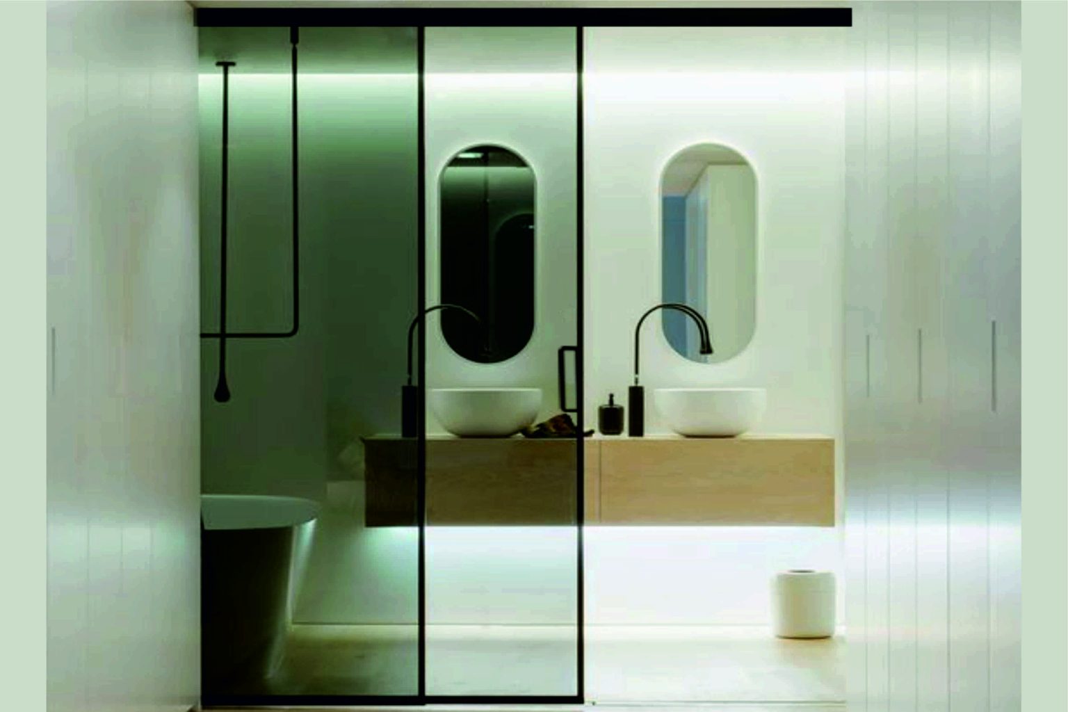 One Side Sliding Shower 16mm